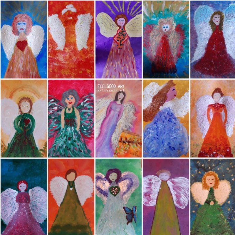 Workshop engelen schilderen