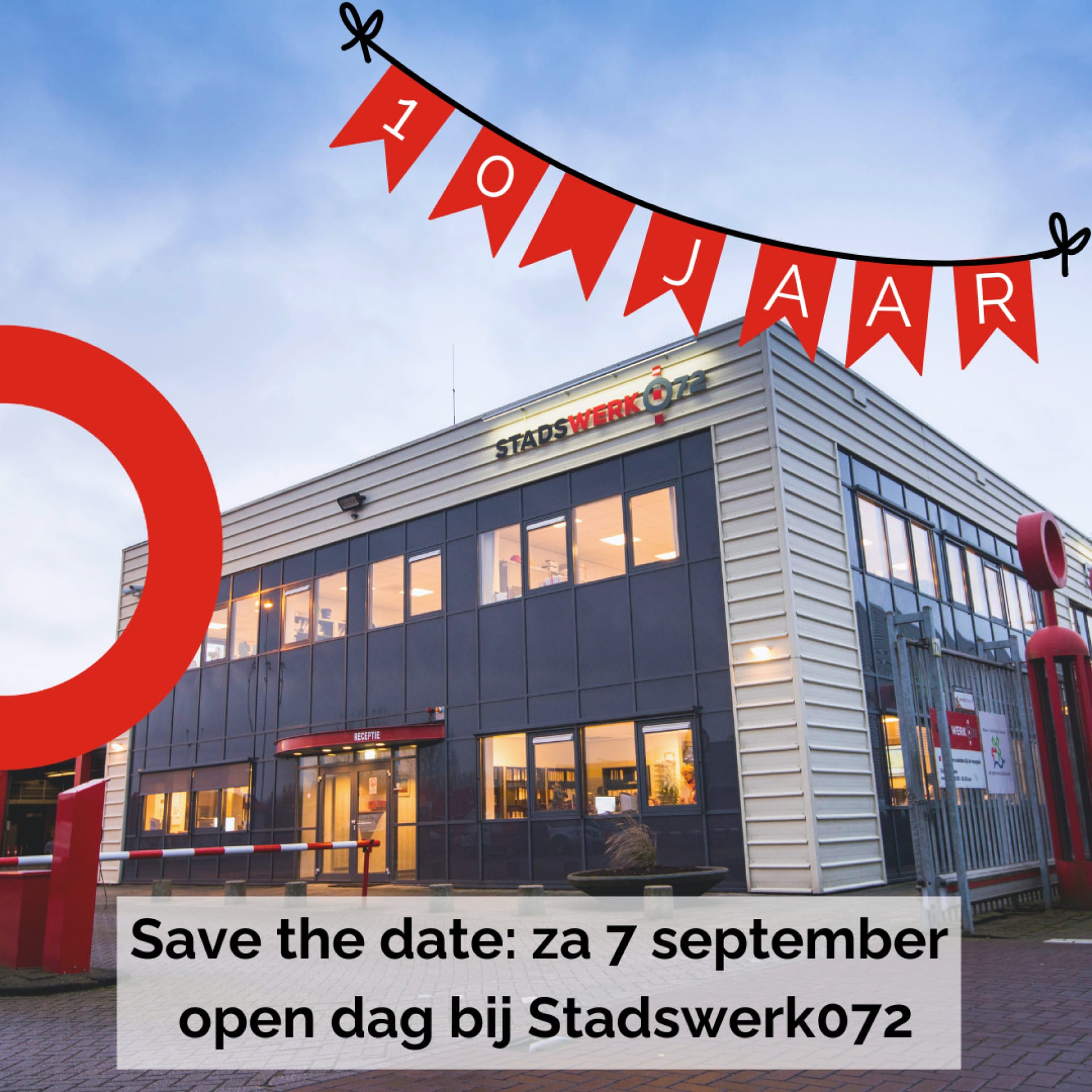 Save the date: open dag bij Stadswerk072