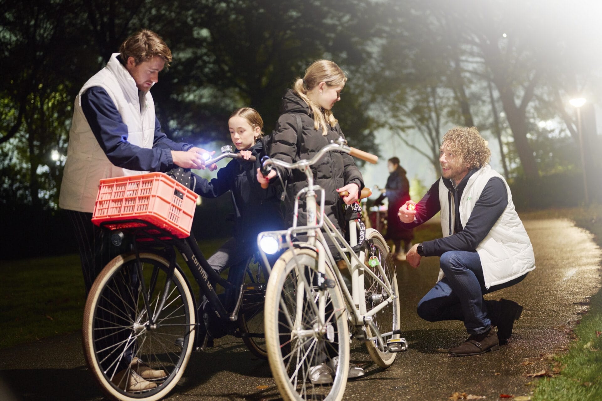 Gratis fietslampjes voor middelbare scholen