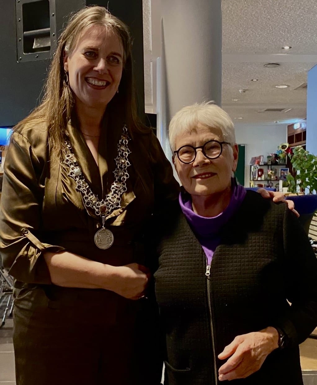 Eerbetoon aan mevrouw Lida Wildenburg-Groot