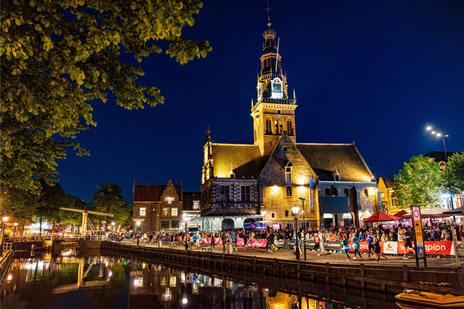 Alkmaar City Run by Night