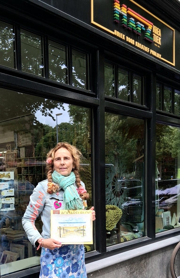 Zomerse aquarelworkshop onder leiding van kunstenaar Nancy