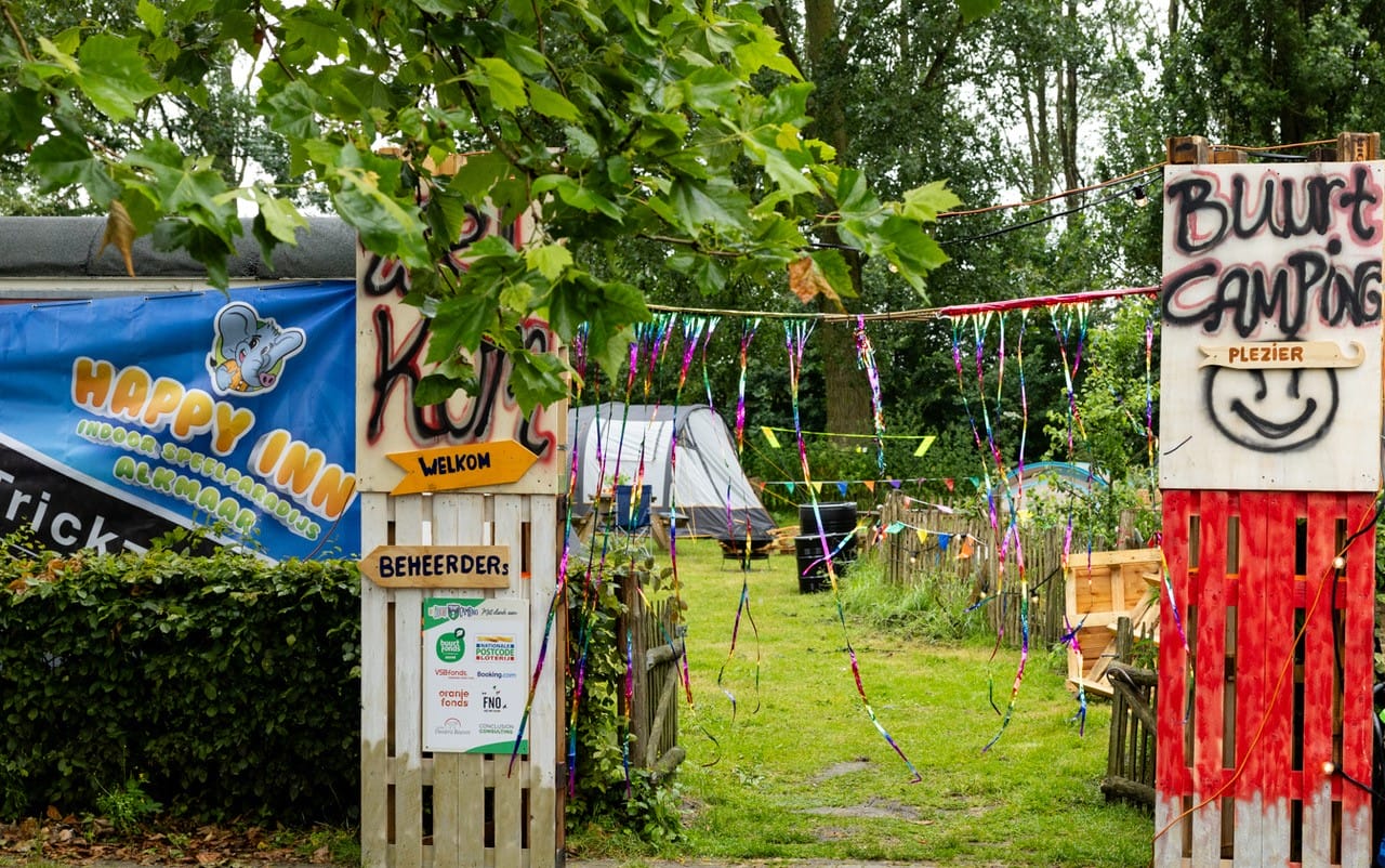 Buurtcamping in Overdie