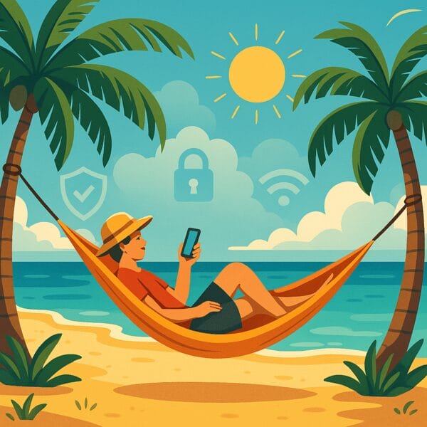 Digitale veiligheid op vakantie