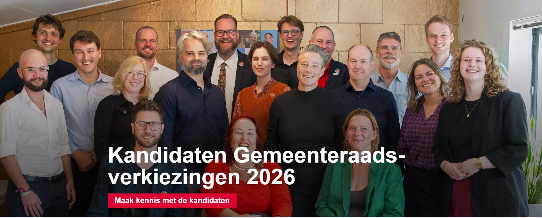 GroenLinks-PvdA presenteert de conceptkandidatenlijst voor de gemeenteraadsverkiezingen van 2026