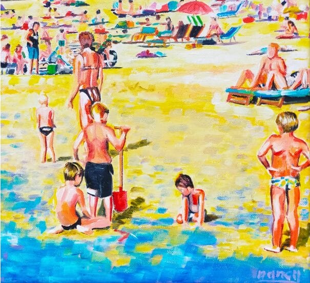 Kleurrijke expositie van Nancy Stikkelman in het Kruithuis