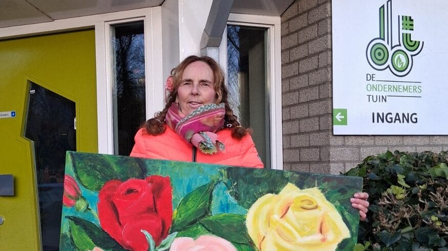 Vrolijke kunst bij De Ondernemerstuin