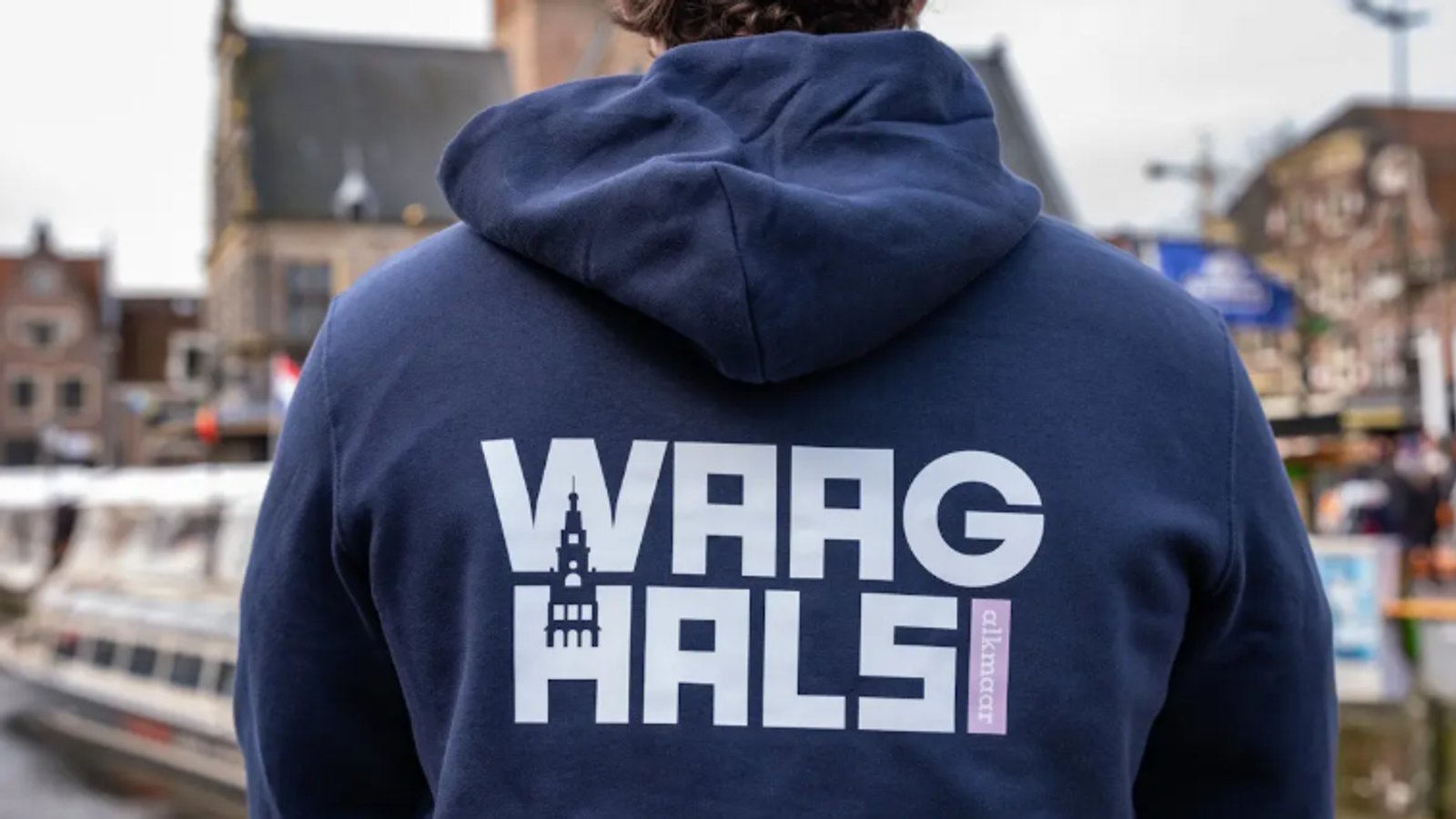 Waaghals hoodie voor echte Alkmaarders