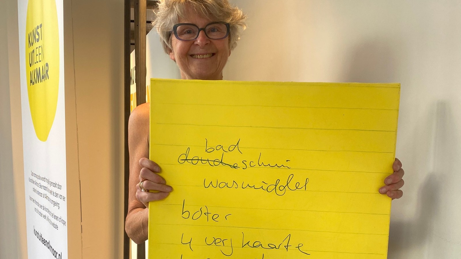 Boodschappenlijstjes als kunst bij Jumbo