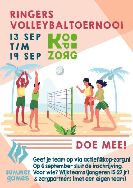 Doen jullie mee aan het coolste volleybaltoernooi van Alkmaar?