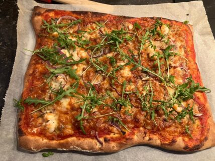 Culinaire tip van de week: home made pizza met o.a. octopus